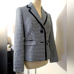 Houndstooth Blazer Jacket